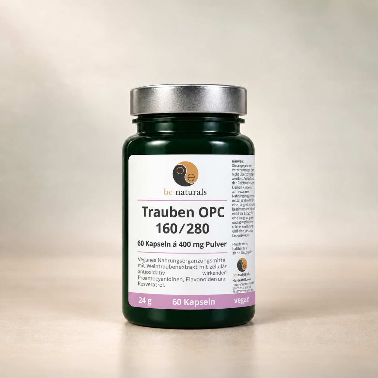 Trauben OPC 160/280 – Traubenkernextrakt & Resveratrol