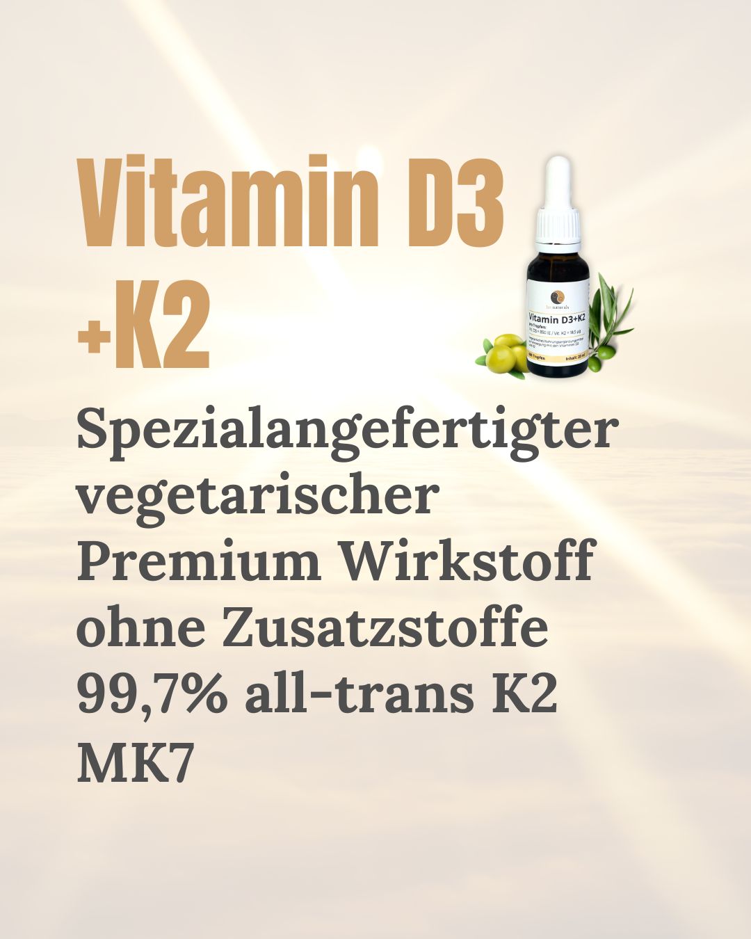Vitamin D3 + K2 Komplex
